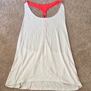 💜 3 for $10 Women's Cream and Red Tank Top